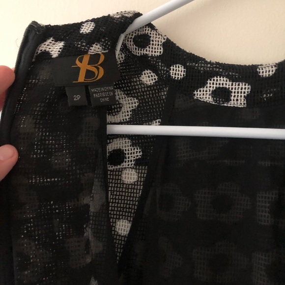 Sachin+Babi Mod Black and White Tank Dress 2p Anthropologie - Picture 6 of 6